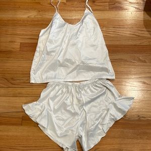 Bride white camisole set